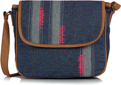 

Shaun Design Messenger Bag(Blue)