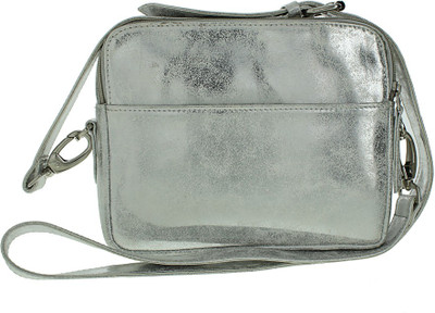 

Walletsnbags Messenger Bag(Silver)