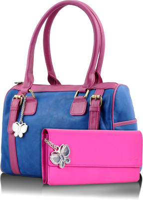 56% OFF on Butterflies Women Blue, Pink Satchel 56% OFF on Butterflies Women Blue, Pink Satchel