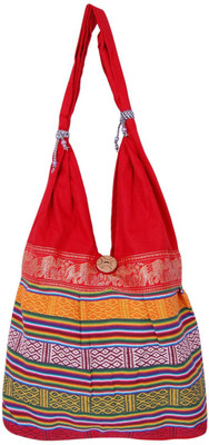 

Khatri Handicrafts Messenger Bag(Red)