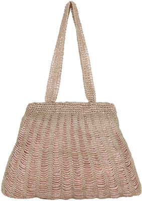 

Gold Zari House Shoulder Bag(Pink)