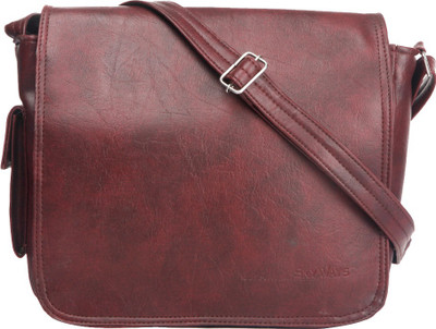 

Skyways Messenger Bag(Maroon)