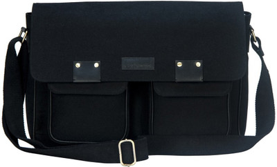 

Justanned Messenger Bag(Black)