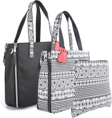

Lavie Tote(White, Black), Black;white