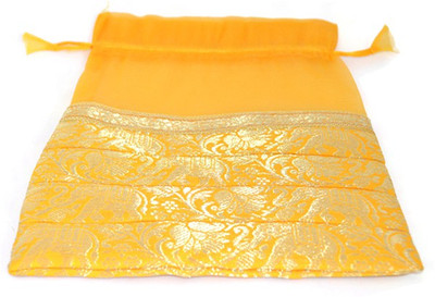 Kriti Creations Pouch Potli(Yellow)