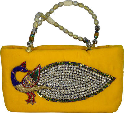

Arisha kreation Co Hand-held Bag(Yellow)