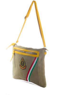 

Harp Men & Women Casual Blue Leatherette Sling Bag