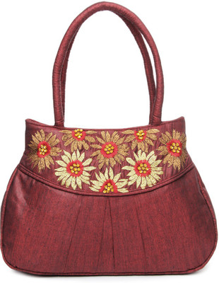 

Indian Rain Hand-held Bag(Maroon)