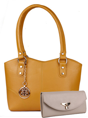 

Women Marks Shoulder Bag(Yellow)