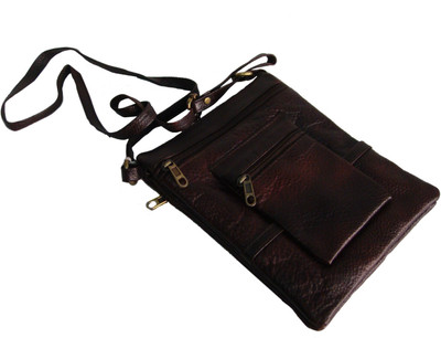 

SAW LEATHER GOODS Sling Bag(Brown)