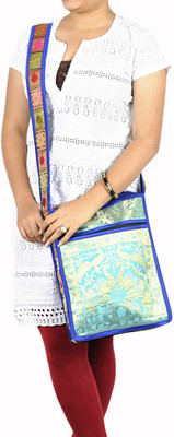 

Lal Haveli Sling Bag(Blue)