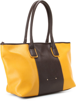 

Caprese Shoulder Bag(Yellow, Brown), Brown;yellow
