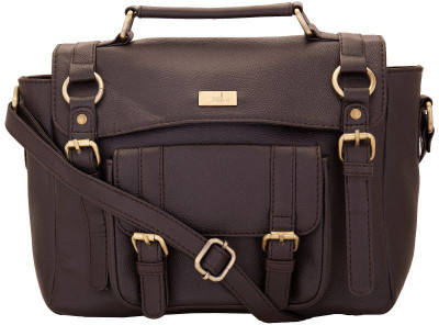 

Yelloe Hand-held Bag(Brown)