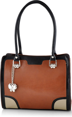 

Butterflies Hand-held Bag(Tan)