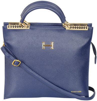 

Hunar India Hand-held Bag(Blue)