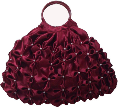 

Rosy Hand-held Bag(Maroon)