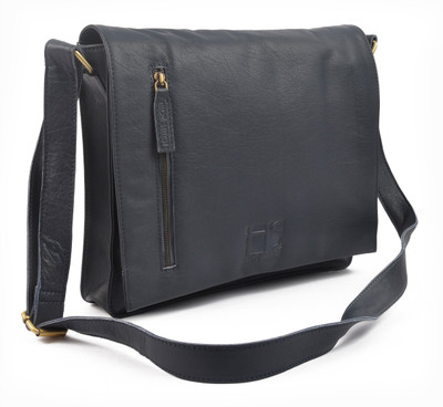 

Hidestitch Messenger Bag(Blue)