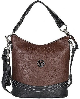 

Lino Perros Hand-held Bag(Black, Brown)