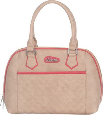 

Esbeda Hand-held Bag(Beige, Pink)