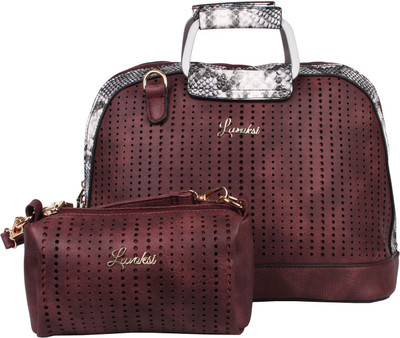

Luvoksi Hand-held Bag(Maroon)