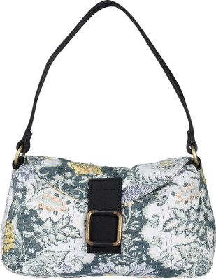 

Rajrang Shoulder Bag(White, Grey, Yellow), Grey;white;yellow