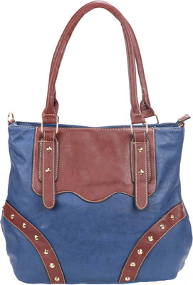 

Liza Hand-held Bag(Blue, Brown)