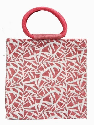 Jute Tree Hand-held Bag(Pink)