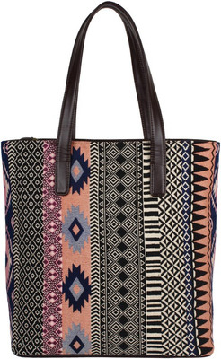 

Pretty Things Tote(Black, Tan)