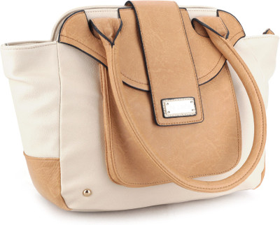 

Lavie Hand-held Bag(Brown, Beige), Beige;brown