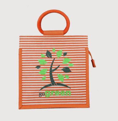 

Jute Tree Hand-held Bag(Orange)