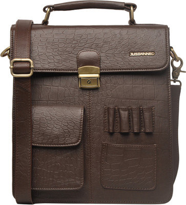 

Justanned Messenger Bag(Brown)
