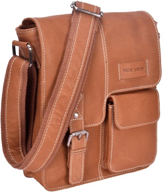 

Hidestitch Messenger Bag(Tan)