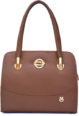 

AGINOS Hand-held Bag(Brown)