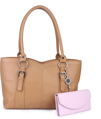 

Women Marks Shoulder Bag(Beige)