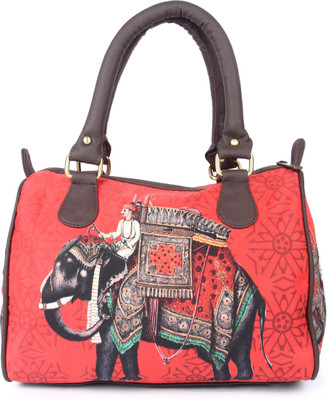 

Zoe Makhoa Hand-held Bag(Red)