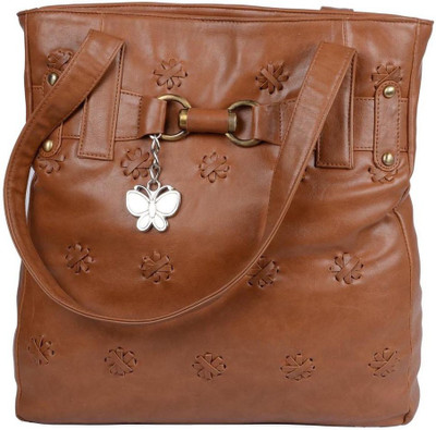 

Butterflies Hand-held Bag(Brown)