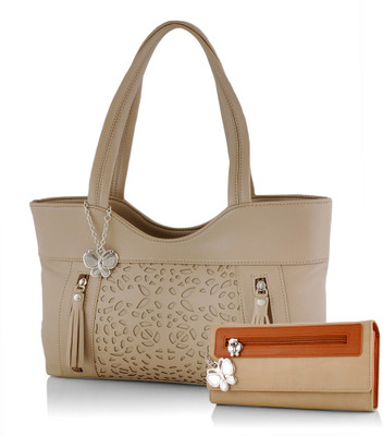 

Butterflies Hand-held Bag(Beige)