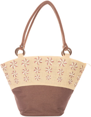 

Jute Cottage Shoulder Bag(Brown)