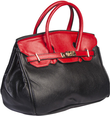 Legal Bribe Hand-held Bag(Black, Red)