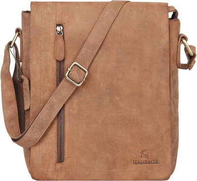 Leaderachi Messenger Bag(Brown)