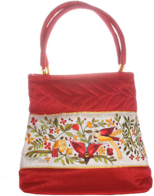 

Soulful Threads Hand-held Bag(Red)
