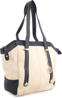 Lavie Hand-held Bag(Beige, Black)