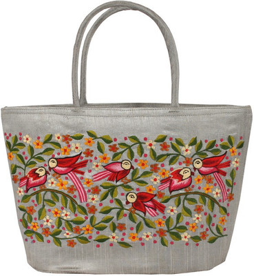 

Soulful Threads Hand-held Bag(Grey)
