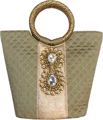 

Bhamini Hand-held Bag(Gold)
