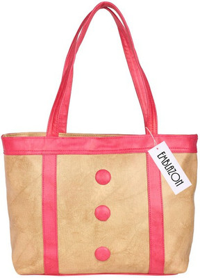 

Emblazon Hand-held Bag(Beige)