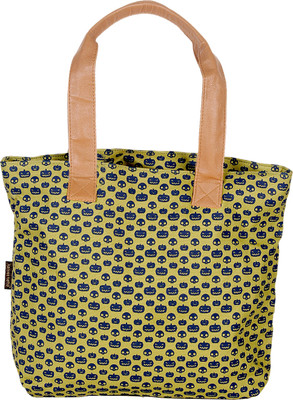 

Kanvas Katha Tote(Green)