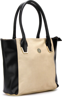 

Lavie Hand-held Bag(Black, Beige), Beige;black