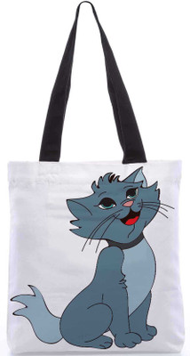 

Snoogg Tote(White, Grey), Grey;white
