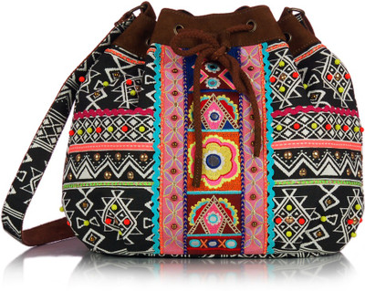 Shaun Design Messenger Bag(Black)