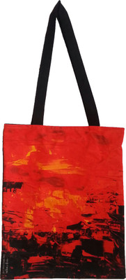 

Indian Colours Tote(Red)